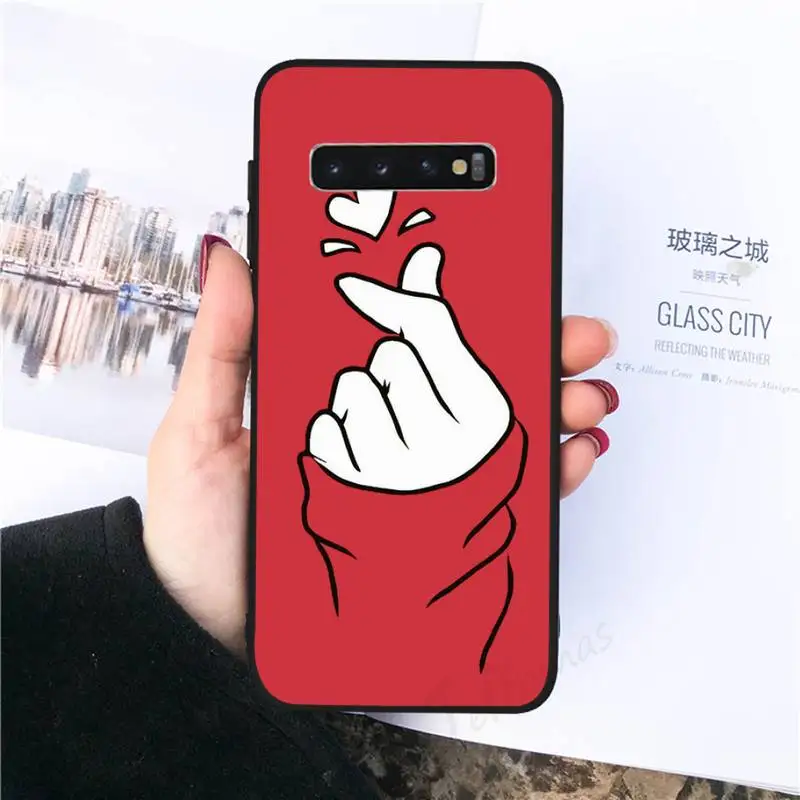 

Colorful Love Heart Phone Case For Samsung galaxy S 7 8 9 10 20 edge A 6 10 20 30 50 51 70 note 10 plus