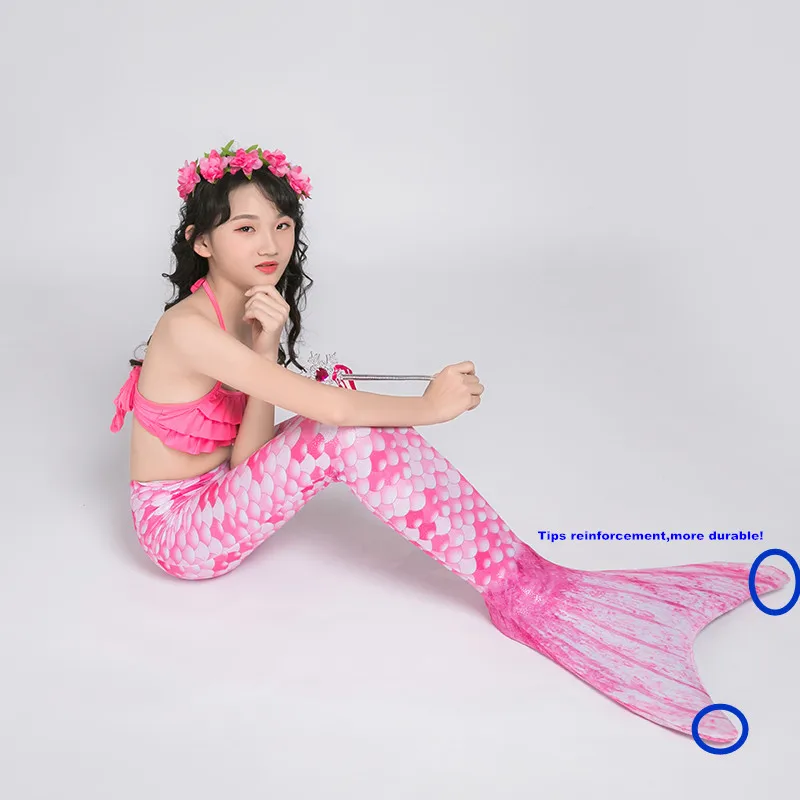 

6-10Y Girls' Christmas Gift Birthday Costumes Kids Mermaid tails for swimming