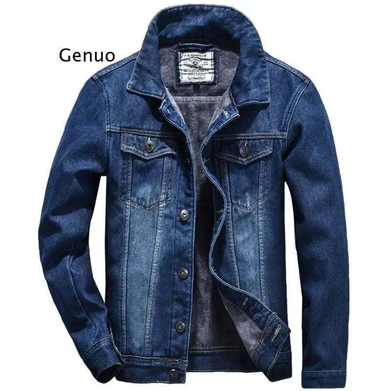 Осень-зима 2021 новая мужская Корейская версия модная утепленная джинсовая куртка