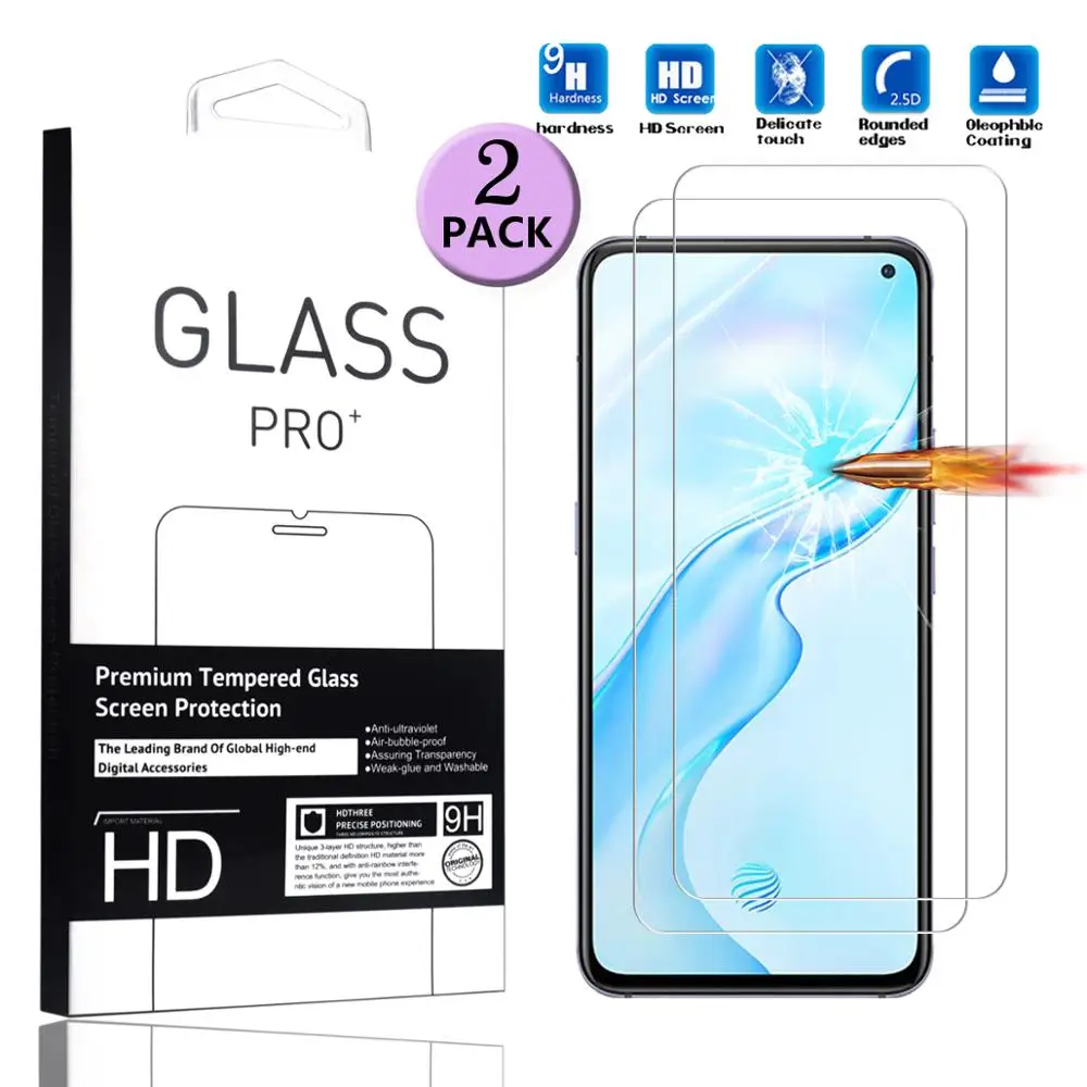 

Защитная пленка для экрана Vivo X30 из закаленного стекла для Vivo X30 Pro Защитная пленка для экрана кристальная Высокая четкость