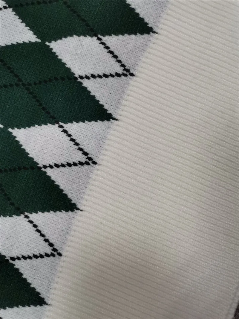 Винтажный клетчатый жилет RUGOD для женщин Свободный вязаный без рукавов с