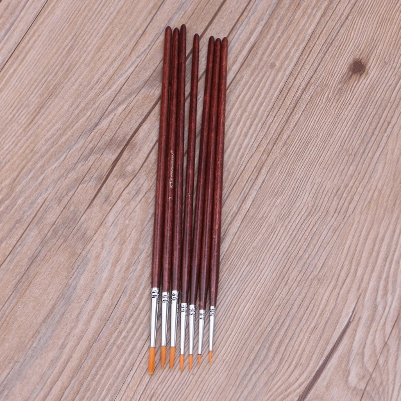 

13MC 7 Styles Resin Paint Brush Smearing Stick Epoxy Resin Coloring Daubed Basics Detail Paint Brush Set Resin Painting Tools