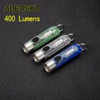 S11 мини фонарик для ежедневного использования с Luminus-SST20 LED USB Перезаряжаемые ручной фонарь, карманный фонарь с защитой от повреждений и кольцом и магнитной застежкой, IP66 Водонепроницаемый