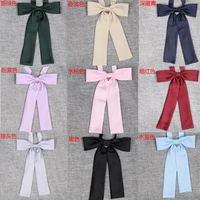 japanese school jk uniform bow tie for girls butterfly cravat solid color ribbon school sailor suit uniform accessories