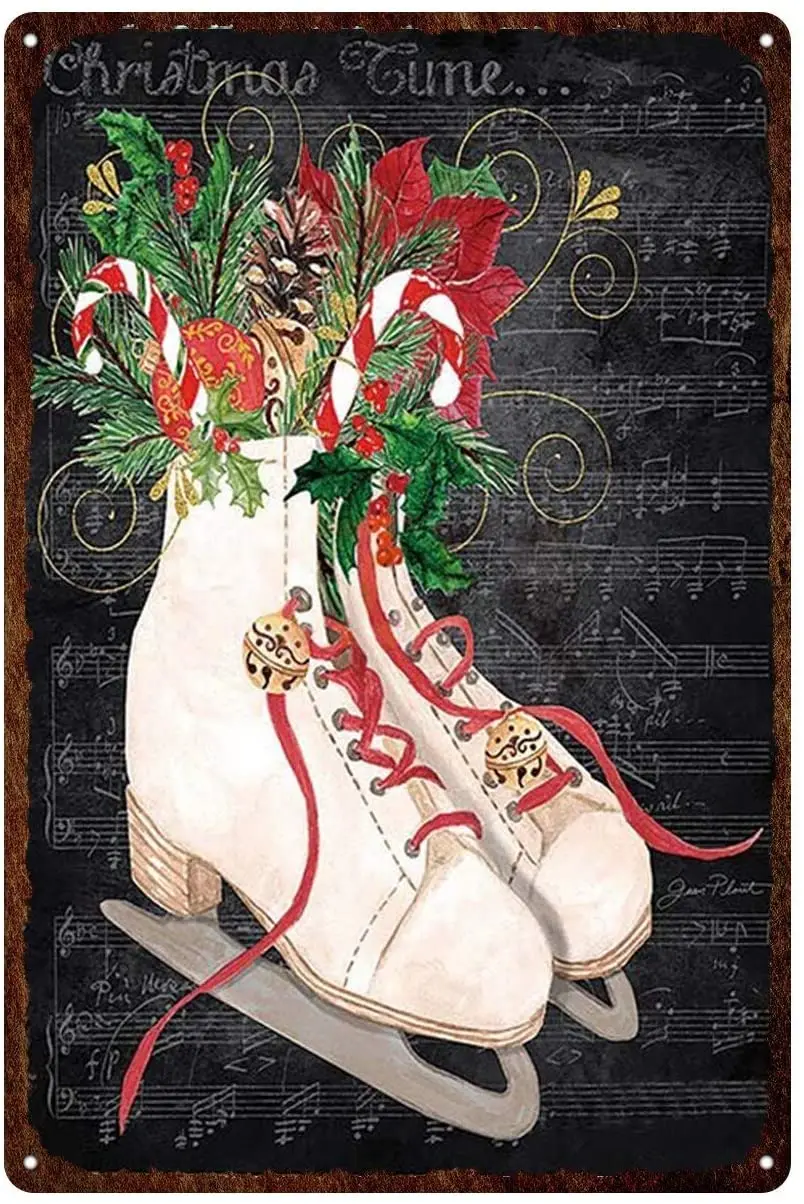 

Спортивный стадион, гимнастика, фотоконьки и Рождественский жестяной постер, металлическая настенная Художественная печать, табличка, укр...