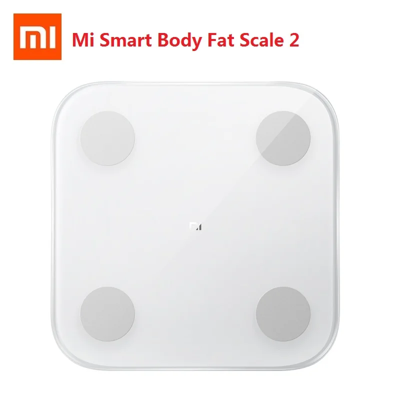 Xiaomi Mi весы 2 умные весы для жировых отложений весы 2 Bluetooth 5,0 APP монитор СВЕТОДИОДНЫЙ дисплей цифровые весы состава тела