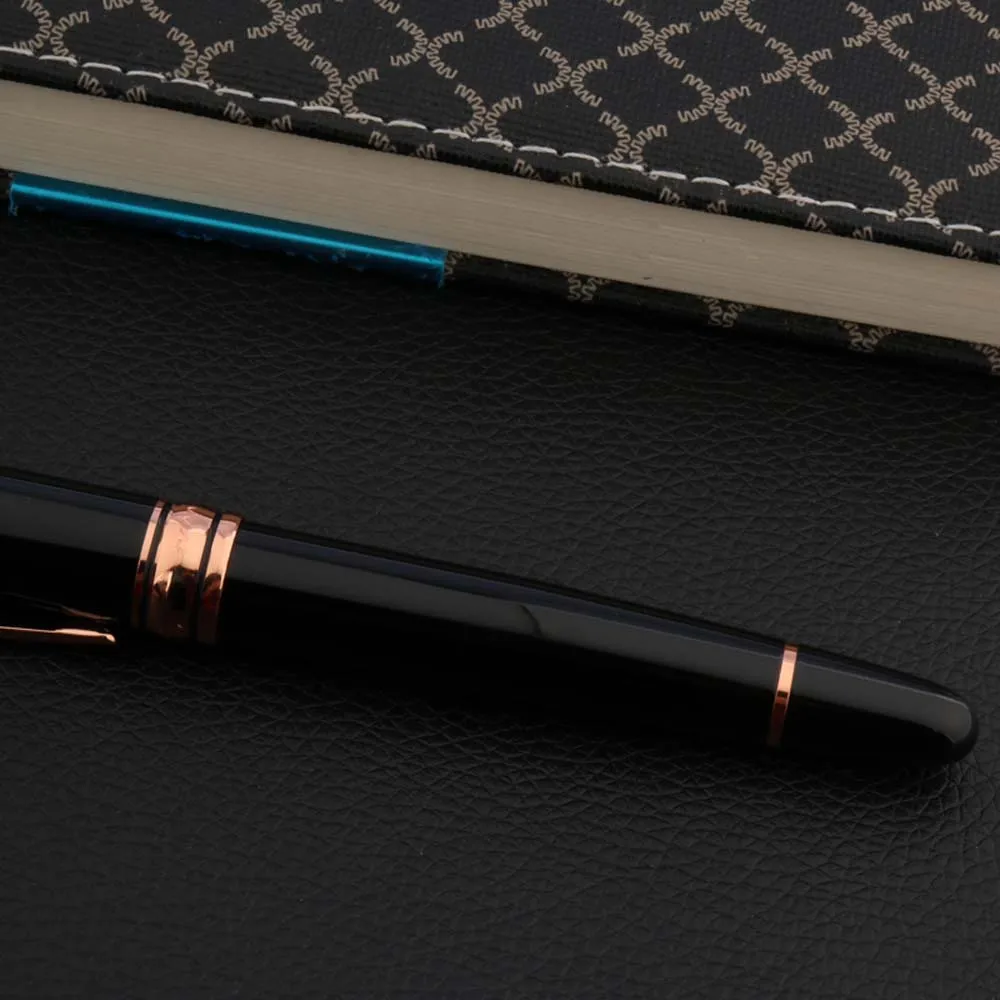 Перьевая ручка с золотистыми крыльями металлическая 6100|gift fountain pen|fountain penpen pen |