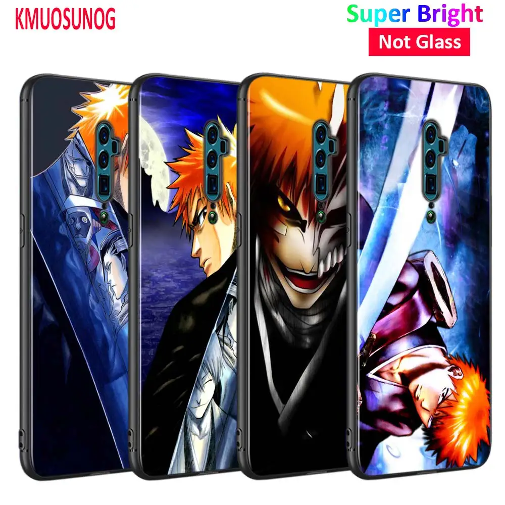 Чехол для телефона черный Отбеливатель Аниме Kurosaki Ichigo OPPO Reno Z 10X Zoom F11 F9 F7 F5 A7 R9S R17