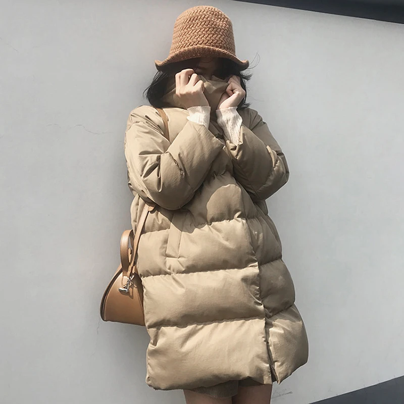 Winter Thick Jacket Women Outerwear Coats Female Long Casual Warm Padded Puffer Jackets Parkas