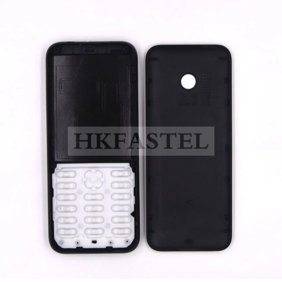 HKFASTEL высококачественный корпус клавиатуры для Nokia 215 Dual SIM Полный Мобильный телефон чехол с клавиатурой