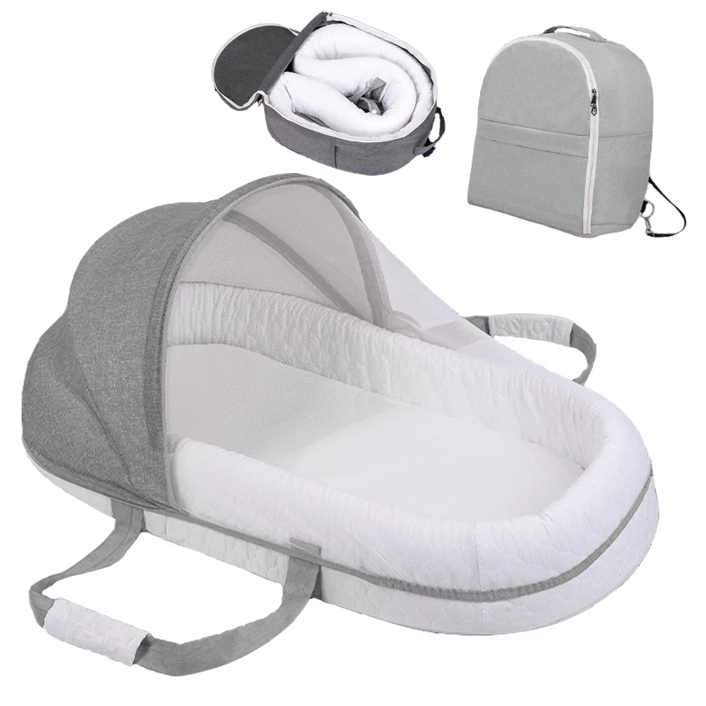 

Multi-Function Portable Baby Bed Sleeping Nest Travel Beds Baby Nest For Newborns Portable Cribs For Baby Multifunction