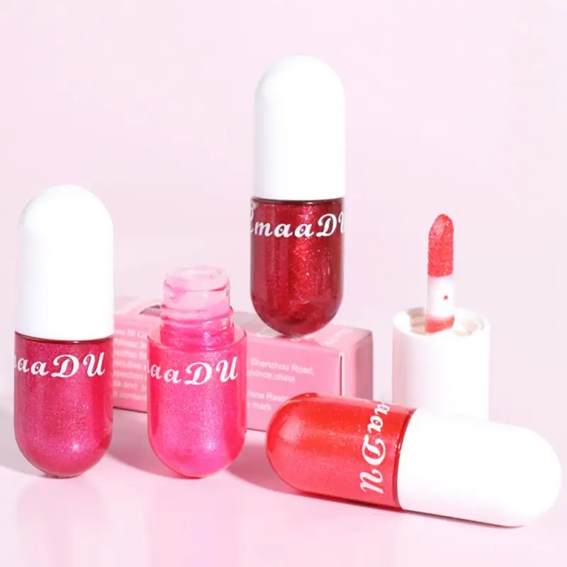 Увлажняющий Хрустальный желеобразный цветной Блеск для губ Косметика Русалка