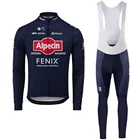 Alpecin Fenix 2020 Велоспорт Джерси с длинным рукавом Костюм дышащий летний велосипед MTB гоночная одежда рубашка Ciclismo нагрудник брюки набор для мужчин