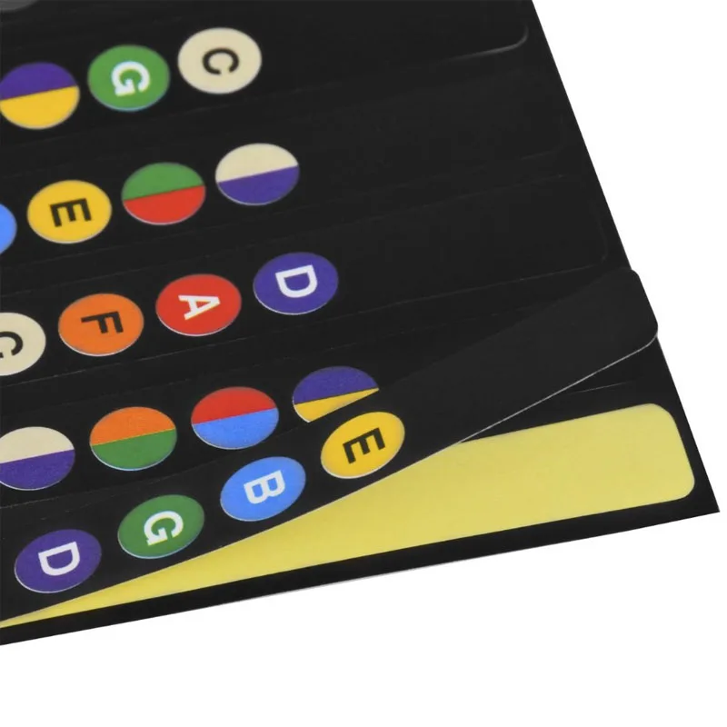 gitarre griffbrett aufkleber hinweis griffbrett bünde karte aufkleber 6 saiten akustische elektrische gitarre für anfänger lernenden pr