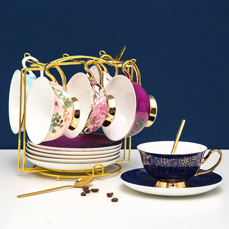 Горячая продажа 2 шт тонкие костяные китайские кофейные чашки и блюдца