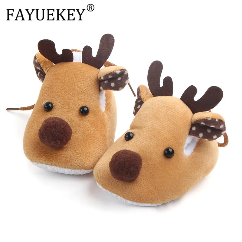 Обувь для малышей начинающих ходить семейный Рождественский подарок обувь с