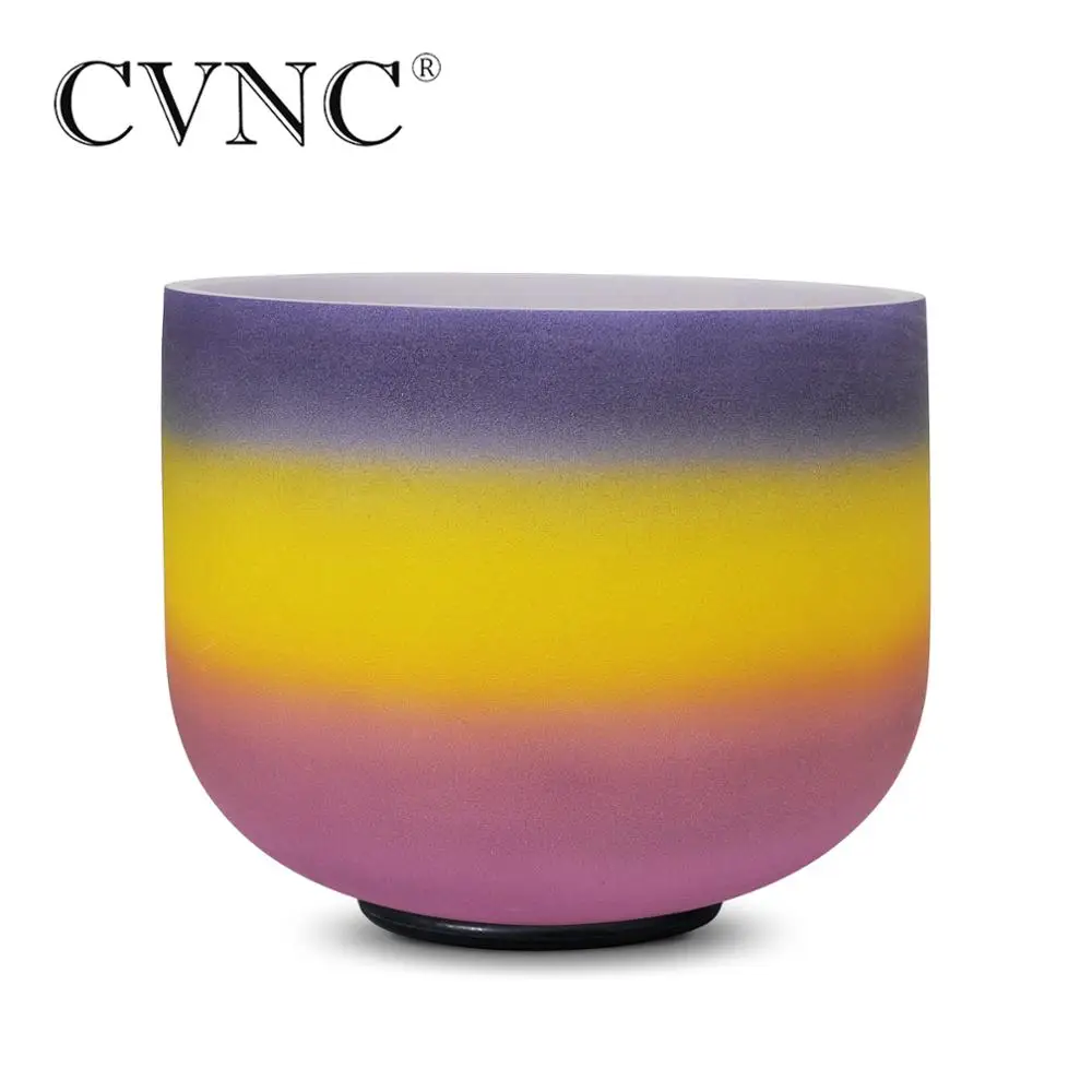 CVNC 8 &quotNote A третья чакра радужные цветные матовые кварцевые хрустальные поющие