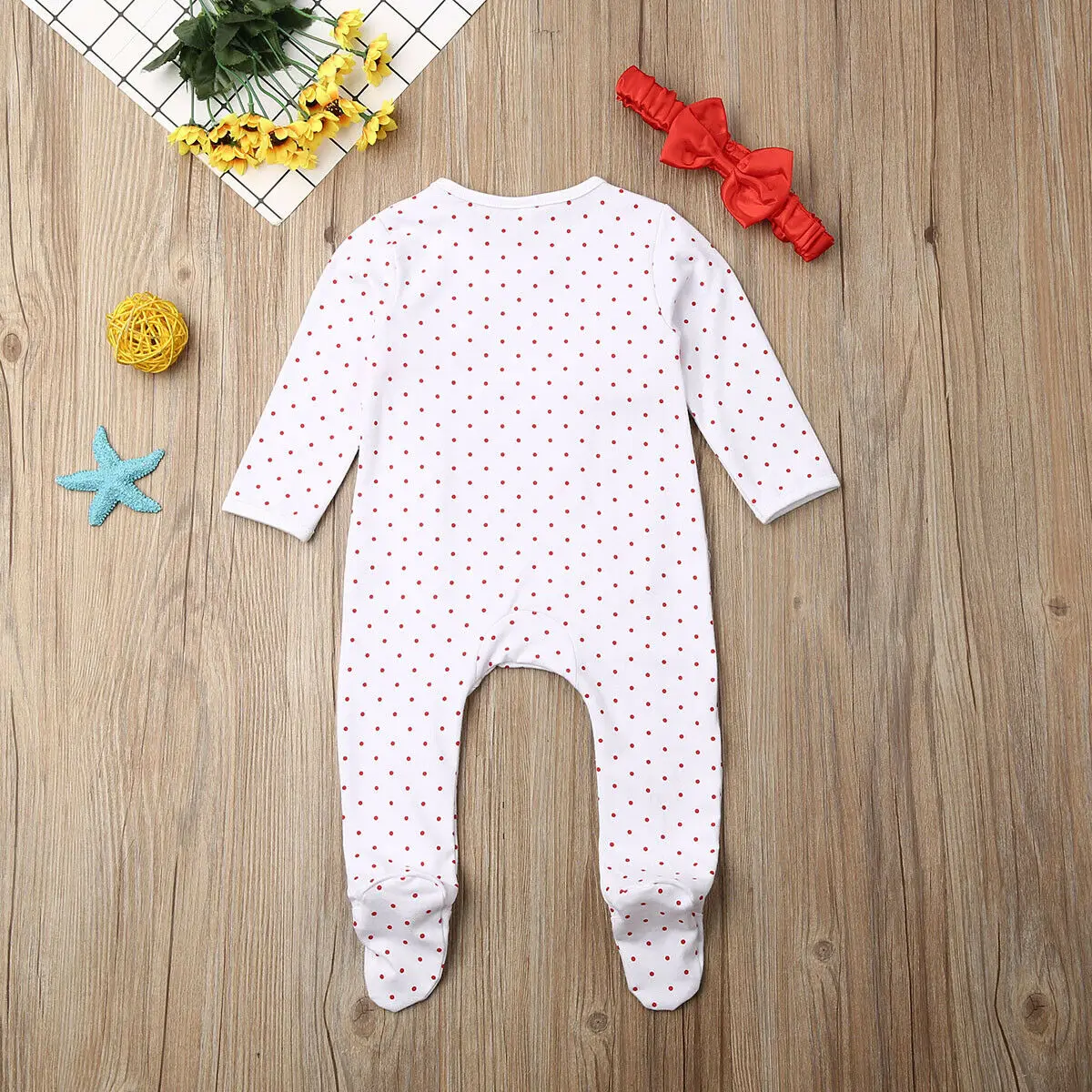 

Infant Baby Girl Boy Kids 0-12M Rompers Xmas Christmas Santa Claus Romper Jumpsuits Hat Clothes