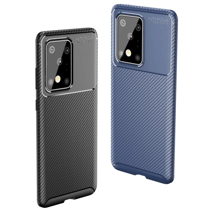 

Case For Samsung Galaxy S20 Plus Note 20 Ultra Cover Silicone Carbon Fiber Shockproof Case For Samsung Galaxy S20 Ultra