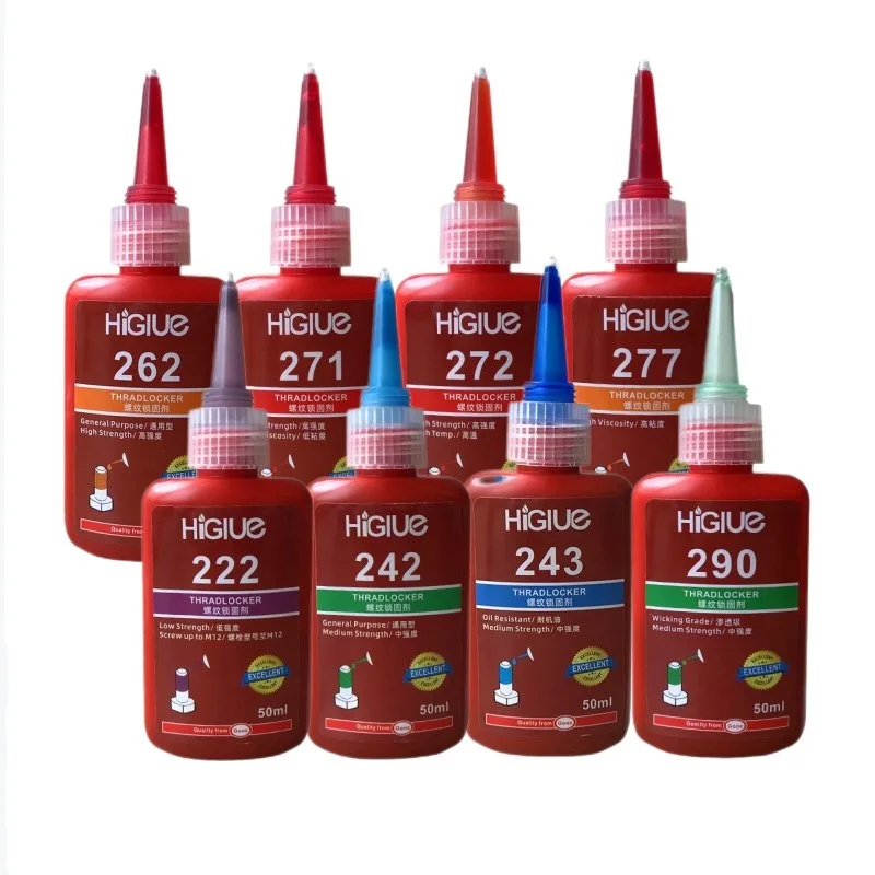 

Резьбовой клей HiGlue 222 242 243 270 271 272 277 290