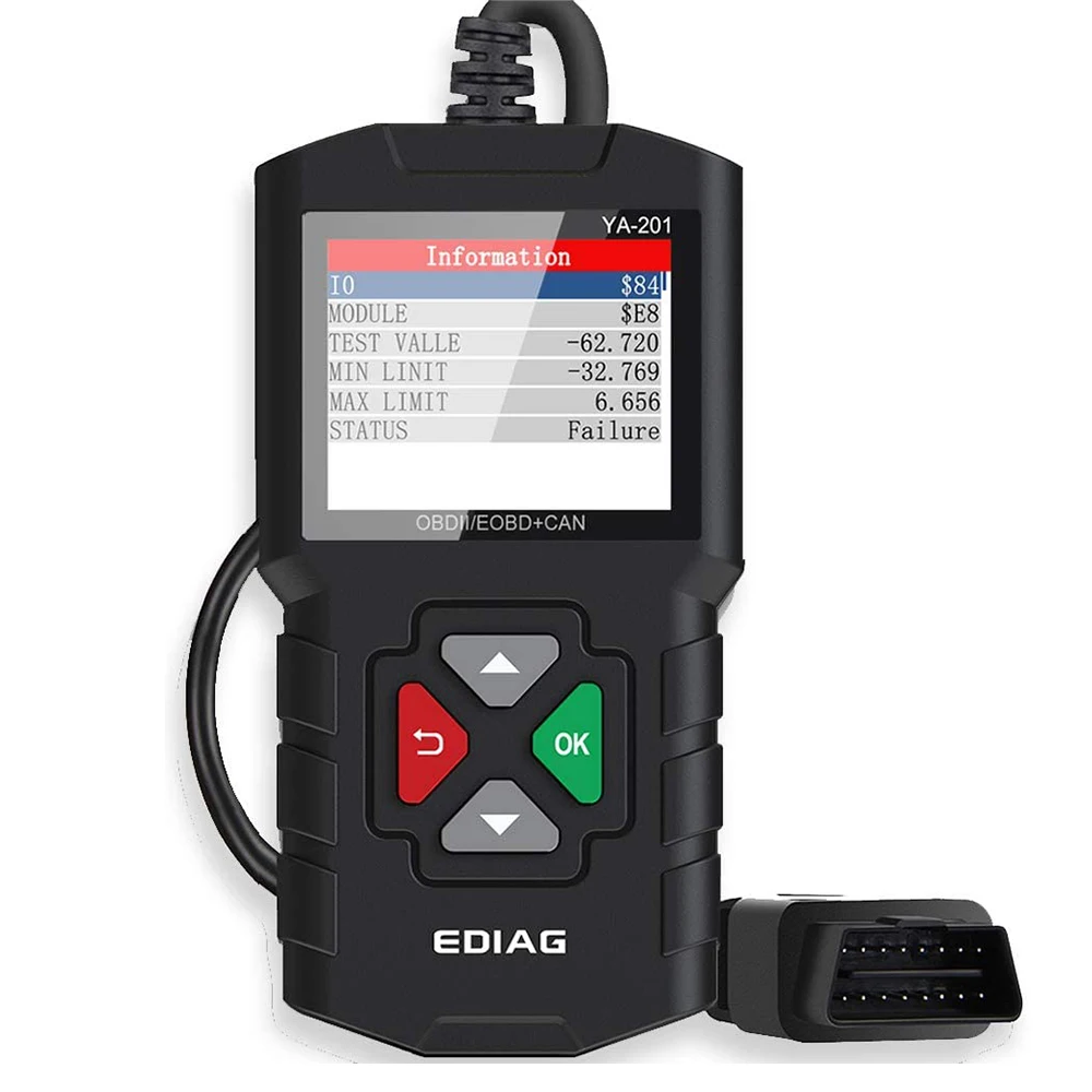 Считыватель кодов для автомобиля OBD2 12 В считыватель двигателя диагностический