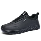 Мужские кожаные кроссовки, модная повседневная спортивная обувь, водонепроницаемые Сникерсы для пар, уличные удобные прогулочные туфли, размеры 36-47