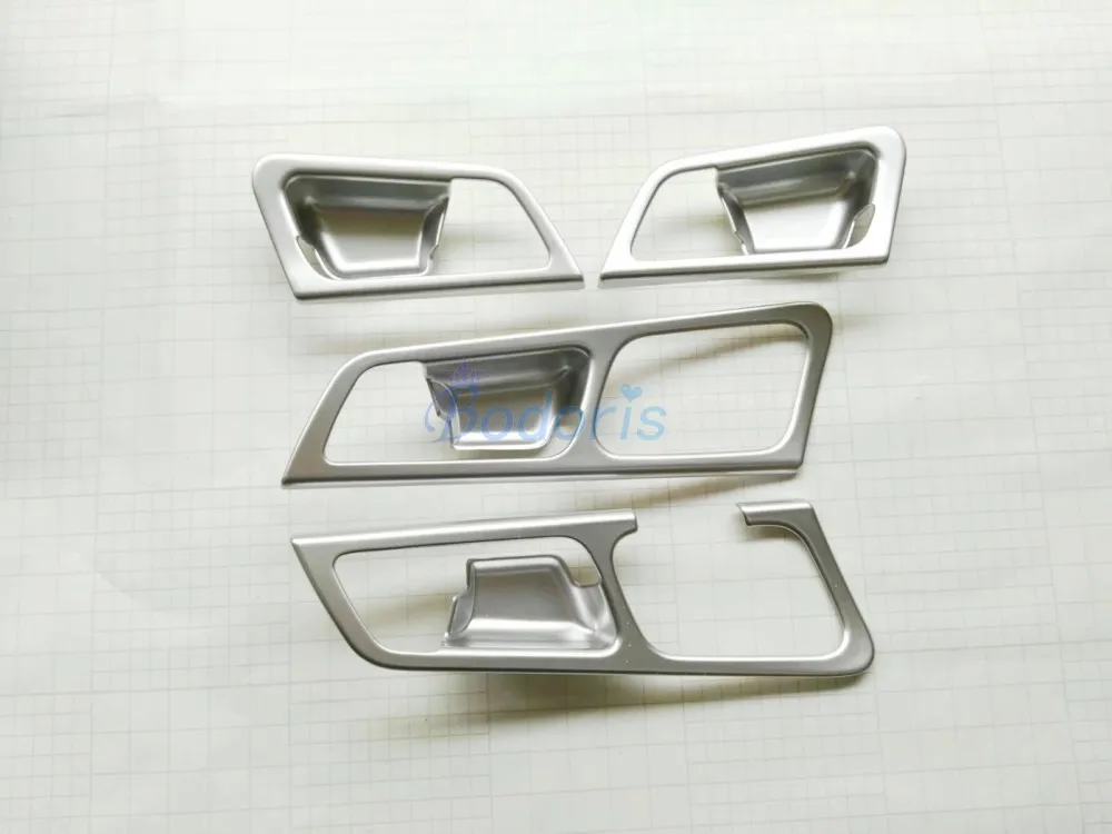 LHD дверная ручка Чаша вставка рамка отделка панель хромированная Автомобильная