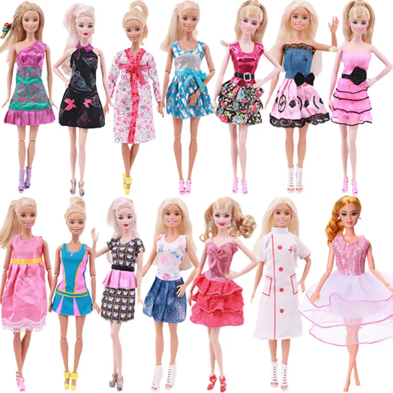 

Clothes For Barbiees Dolls Uniform&Pyjamas&Dresses For Barbiees Casual&Party Wear Doll Outfit Clothes Accessories Girl's ToyGift