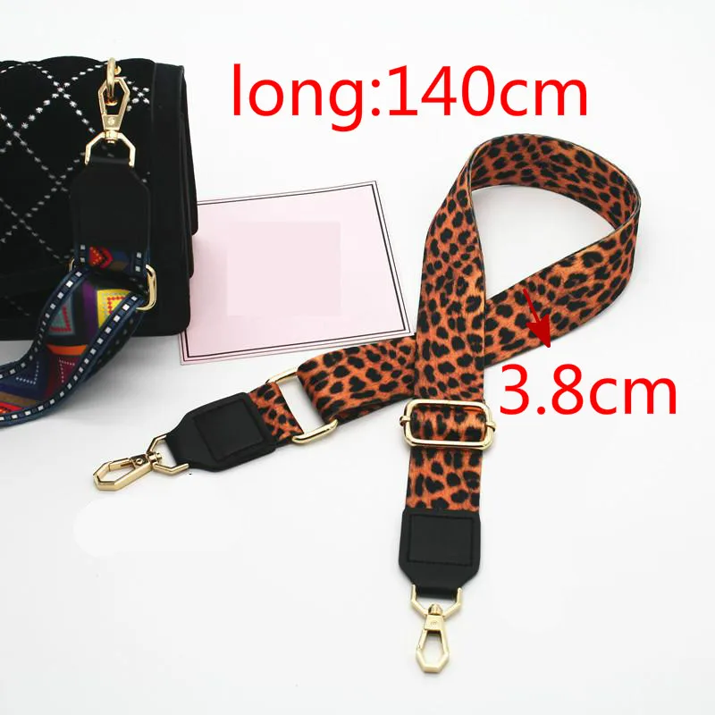 Роскошные Цветные Полосатые Ремни для сумок запасные части аксессуаров ремни на