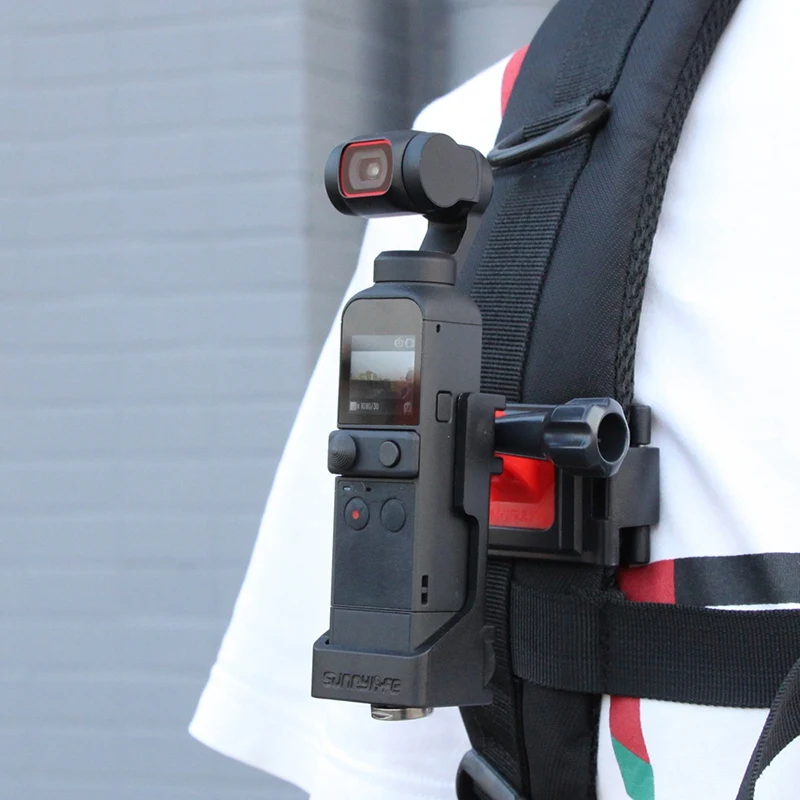 

Sunnylife Foldable Dual Hook Adapter Base Mount Connecting Backpack Clamp for Pocket 2