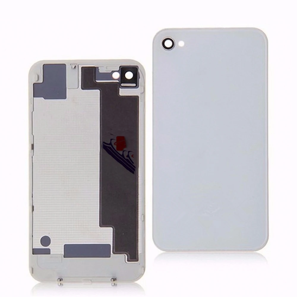 CXHKRR Высокое качество крышка батареи для iPhone 4 4G 4S задняя крышка Дверь Задняя панель пластина стекло Корпус Замена Белый инструменты