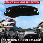 Чехол для приборной панели автомобиля Citroen C-Elysee 2014-2019 C Elysee, защитный коврик, солнцезащитный козырек, коврик для приборной панели, Автомобильный Ковер