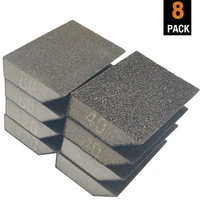 8 pack drywall sanding sponge block 406080120grit for grinding wood and metal