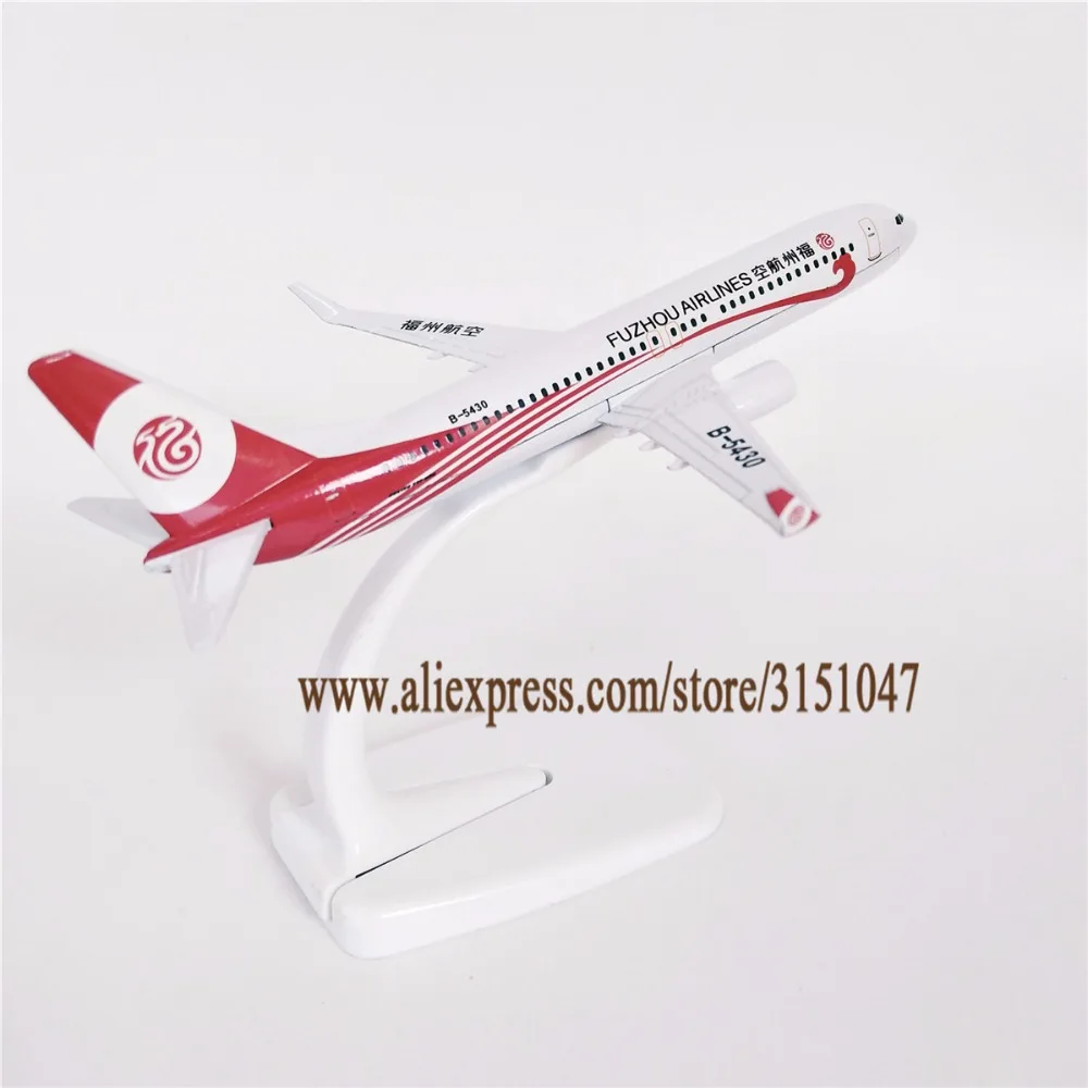 16 см Авиапочта China FUZHOU Airlines Боинг 737 модель самолета стандартной авиакомпании из