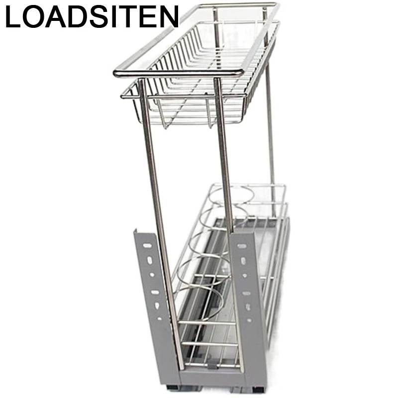 

Accessories Organizer and Storage Mutfak Armario De Cocina Despensa Stainless Steel Cuisine Cozinha Kitchen Cabinet Basket