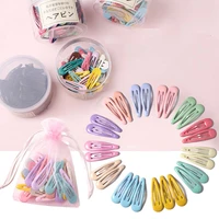 candy colors hair clips for women korean cute colorful waterdrop shape hair clip fashion hair accessories