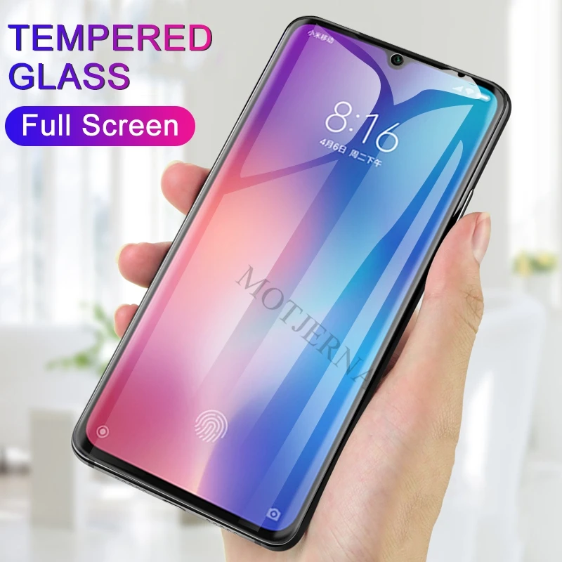 Закаленное стекло Mi A3 HD полное покрытие премиум для Xiaomi 9 SE 8 A2 Lite 9T Pro CC9 E Pocophone F1 A1