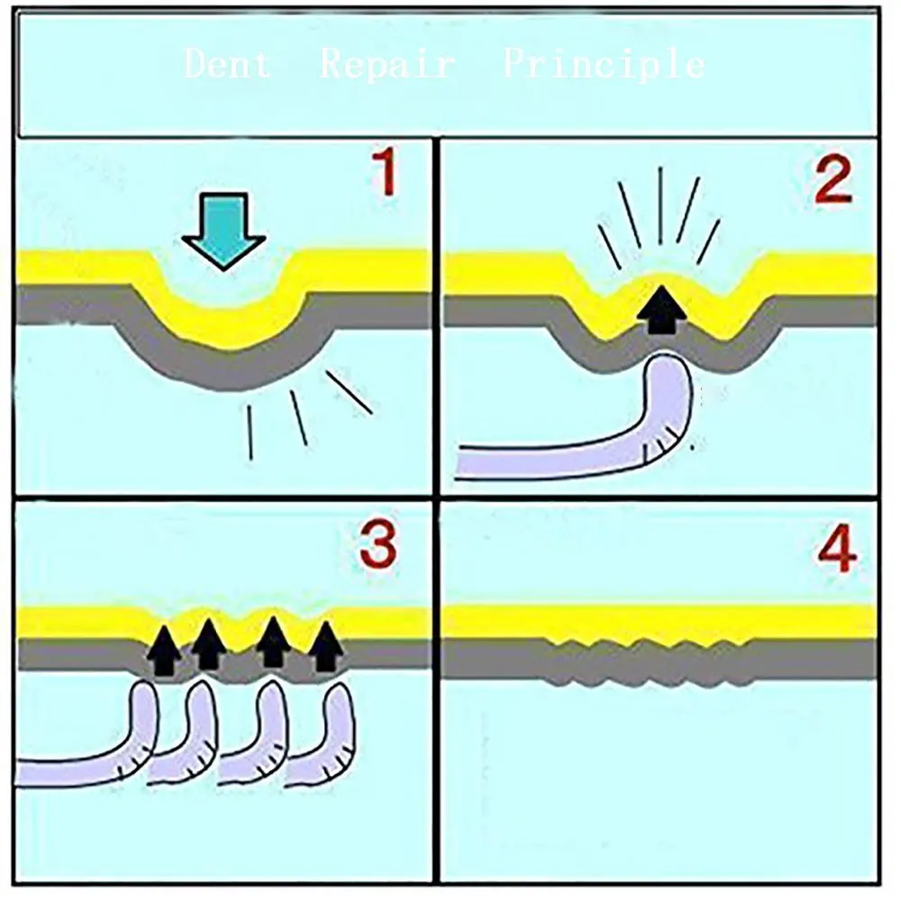 Рычажный инструмент для удаления вмятин в автомобиле набор инструментов ремонта