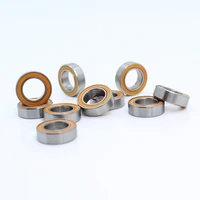 mr106rs bearing abec 3 10pcs 6x10x3 mm miniature mr106 2rs ball bearings orange sealed mr106 2rs bearing