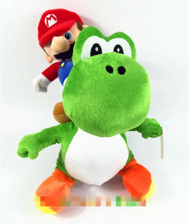 IPiggy 1" Luigi игрушка кукла Кино ТВ плюшевая кукла в подарок 40 см Yoshi плюшевая игрушка кукла большой размер гигантский Yoshi Super Mario Bros Yoshi