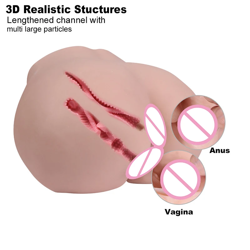 Супер реалистичная цельная 3D большая задница секс кукла мужской мастурбатор