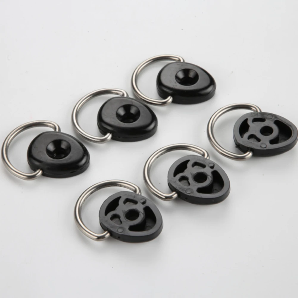 4Pcs Marine Sailing Kayak Canoe Rigging D Ring Modern Loop Buckle Fishing Camping Water Sports Accessories Tie Down Small | Спорт и