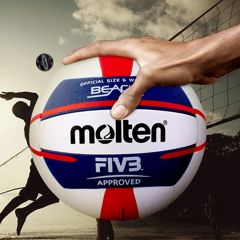 

High-quality Professional Beach Volleyballs Soft Touch Beach Volleyball V5B5000 match quality Training Volleyball PU material