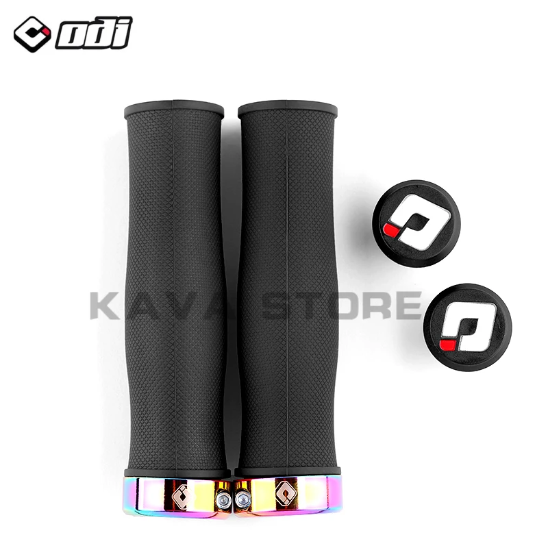 

ODI MTB Handlebar Grips Anti-skid Shock-absorbing Silicone Handle Bar Grips Set Soft Mountain Bicycle Grip Bike Parts