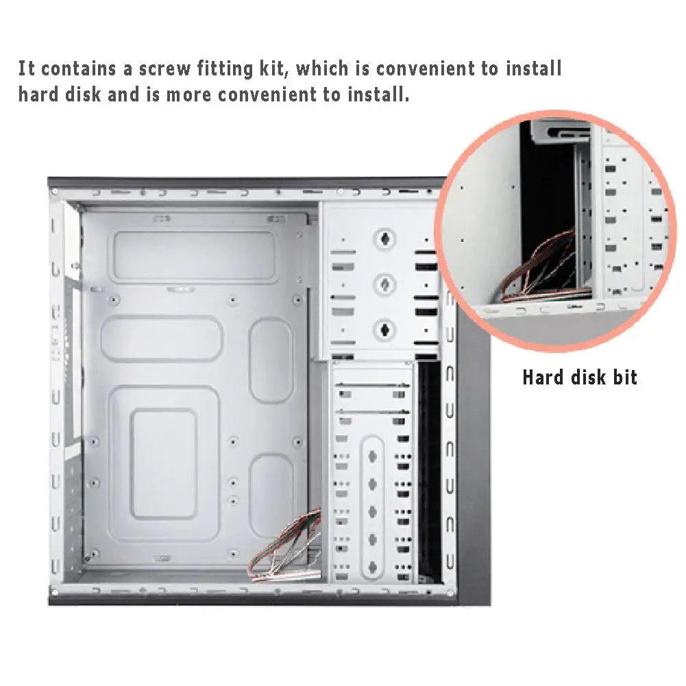 Металлический шлифовальный переходник для SSD/HDD 2 5-3 5 дюйма монтажный кронштейн
