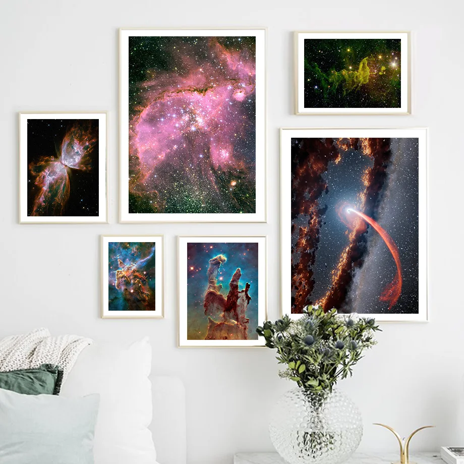 

Galaxy Universe Black Hole Space Photo Wall Art Canvas Painting Nordic Posters And Prints Wall Pictures For Living Room Decor