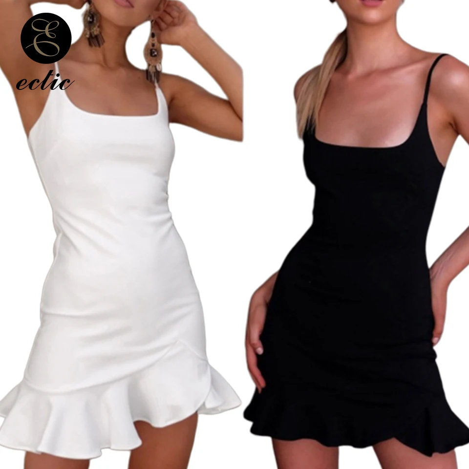 Горчично-желтый платье рюшами Обёрточная бумага роковой ете 2019 пляж