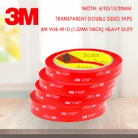 3m vhb 4910 clear double sided tape high temperature acrylic foam tape car vehicle tape officehomebathroom decor tool