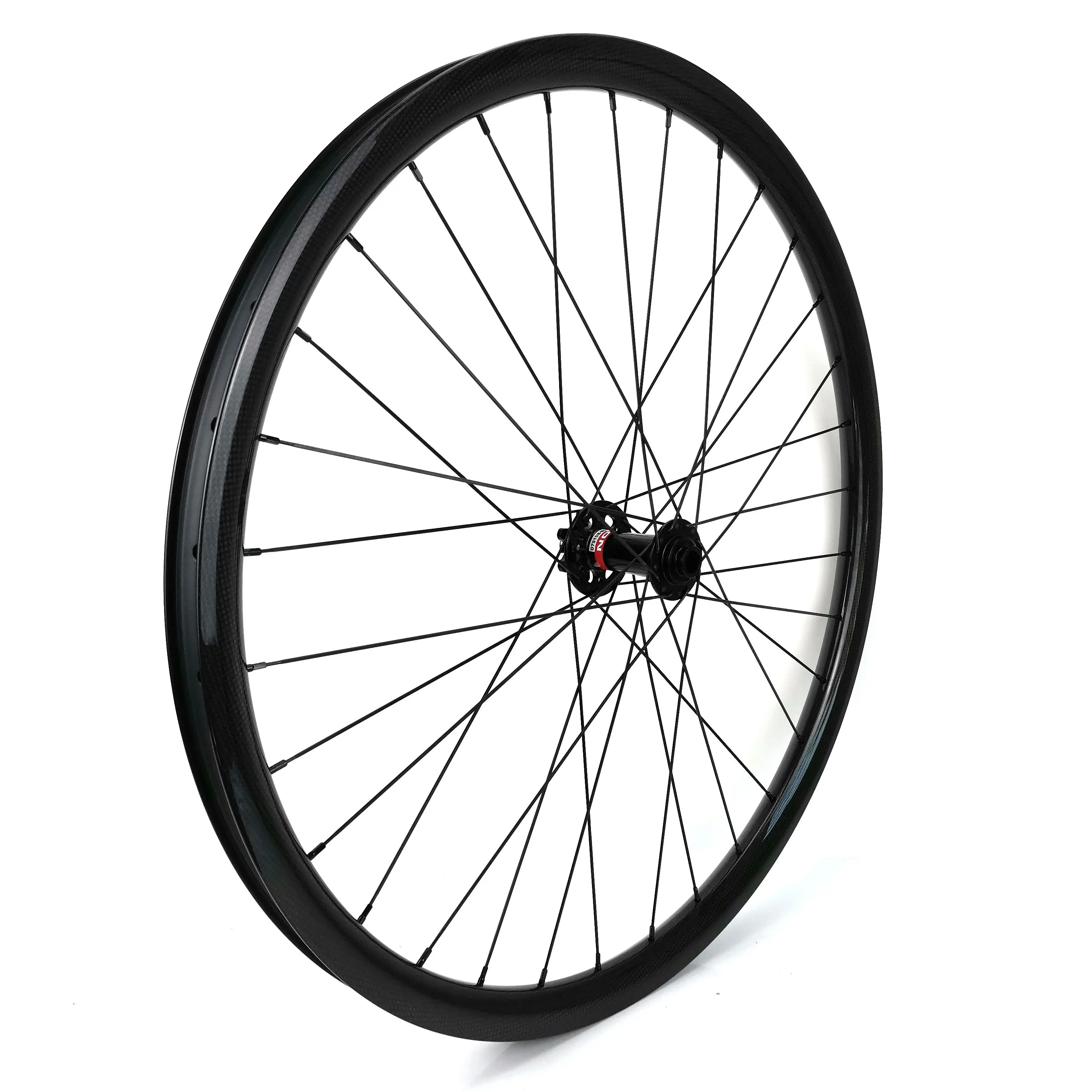 29er горные велосипеды Углеродные колеса 35 мм ширина 28 Глубина бескамерные MTB AM/DH