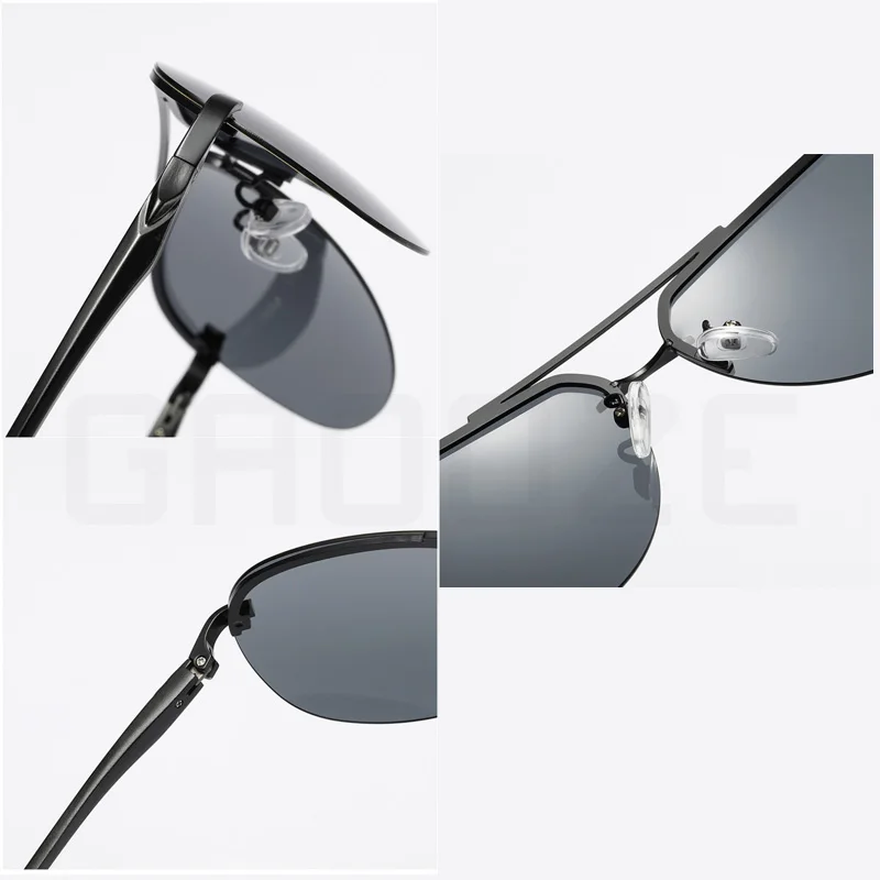 

GAOOZE Polarized Sunglasses for Men Anti-glare Pilot Glasses for Driving Sun Glasses Vintage Sunglasses Men Polarized LXD135
